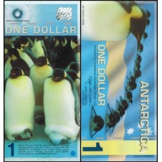 Antarctica 1 Dollar 2008 Fe Polímero Fantasia