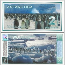 Antarctica 2 Dollars 1996 Fe Fantasia