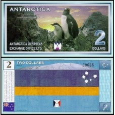 Antarctica 2 Dollars 1999 Fe Fantasia