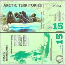 Arctic Territories Ártico 15 Polar 2011 Fe Amundsen Polímero Fantasia