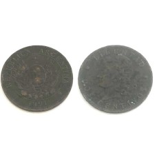 Argentina 2 Centavos 1891 Bronze (582)