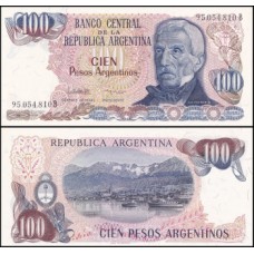 Argentina P-315a Fe 100 Pesos Argentinos ND (1983-85)