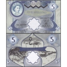 Aruba 5 Shilling 2018 Fe Rainha Fantasia