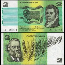 Austrália P-43e Fe 2 Dollars ND (1974-85)