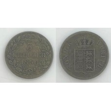 Áustria 3 Kreuzer 1850 (584)