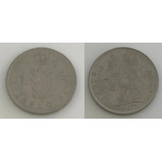 Belgium Bélgica 1 Franc 1958 (590)