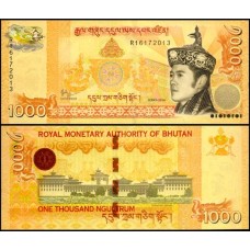 Bhutan Butão P-34a.2 Fe 1.000 Ngultrum 2016