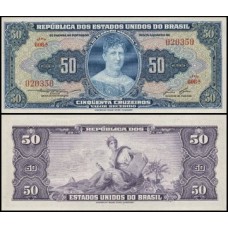 Brasil C-026 Fe 50 Cruzeiros 1956 Princesa Isabel