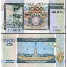 Burundi P-46 Fe 1.000 Francs 2009