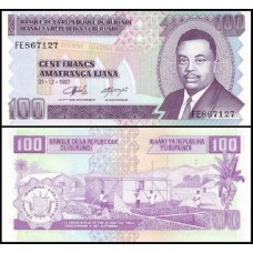 Burundi P-37b Fe 100 Francs 1997