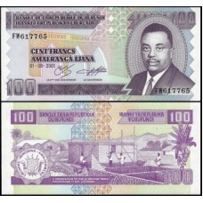 Burundi P-37c Fe 100 Francs 2001