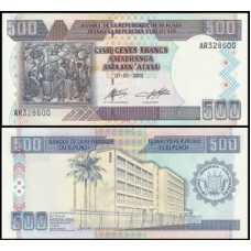 Burundi P-38c Fe 500 Francs 2003