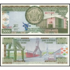 Burundi P-42c Fe 5.000 Francs 2005