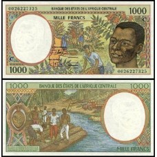 C A S Congo P-102Cg Fe 1.000 Francs 2000