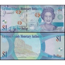 Cayman Islands Ilhas Caimã P-38d.2 Fe 1 Dollar 2010 D/5 Rainha