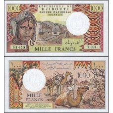 Djibouti Djibuti P-37e Fe 1.000 Francs ND ( 1991 )