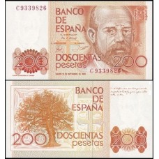 Spain Espanha P-156a.2 Fe 200 Pesetas 1980