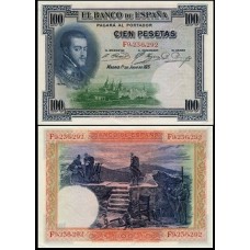 Spain Espanha P-69c.1 Fe 100 Pesetas 1925