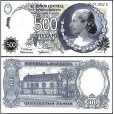 Argentina Evita Peron 500 Pesos 2010 Fe Fantasia