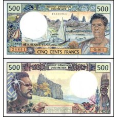 French Pacific Territories Polinésia P-1e Fe 500 Francs ND (2003)