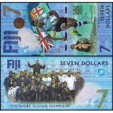 Fiji Ilhas Fiji P-120a Fe 7 Dollars 2017 Comemorativa