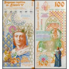 France França 100 Francs 2020 Fe Louis Vlll Fantasia