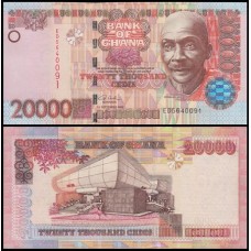 Ghana Gana P-36a Fe 20.000 Cedis 2002