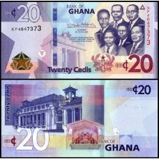 Ghana Gana P-48a Fe 20 Cedis 2019