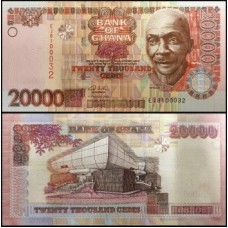 Ghana Gana P-36b Fe 20.000 Cedis 2003