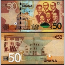 Ghana Gana P-42c Fe 50 Cedis 2015