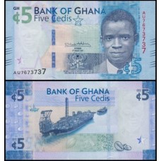 Ghana Gana P-44a Fe 5 Cedis 2017 