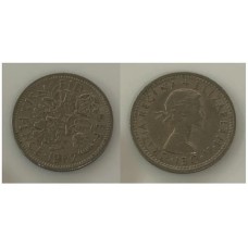 Great Britain Inglaterra 6 Pence 1962 (648)