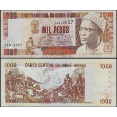 Guinea-Bissau Guiné Bissau P-13a Fe 1.000 Pesos 1990