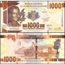 Guinea Guiné P-48a Fe 1.000 Francs 2015