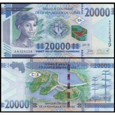 Guinea Guiné P-50a Fe 20.000 Francs 2015