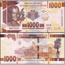 Guinea Guiné P-48c Fe 1.000 Francs 2018