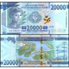 Guinea Guiné P-New Fe 20.000 Francs 2020