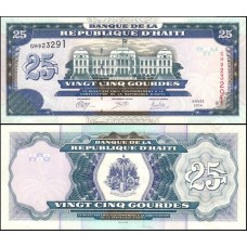 Haiti P-266e Fe 25 Gourdes 2014