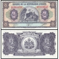 Haiti P-245Aa Fe 2 Gourdes 1986