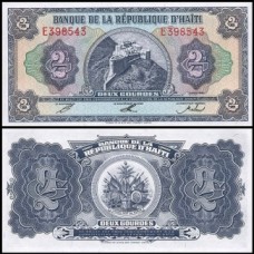 Haiti P-260a.1 Fe 2 Gourdes 1992