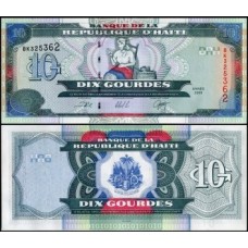 Haiti P-265a Fe 10 Gourdes 2000