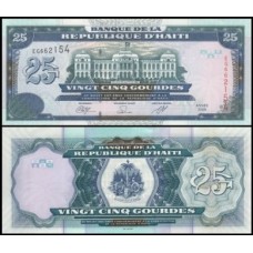 Haiti P-266d Fe 25 Gourdes 2009