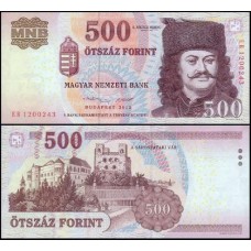 Hungary Hungria P-196e Fe 500 Forint 2013 Francisco II Rákóczi 