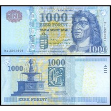 Hungary Hungria P-197e Fe 1.000 Forint 2015 - Rei Mátyás Király