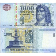 Hungary Hungria P-197c Fe 1.000 Forint 2011 - Rei Mátyás Király