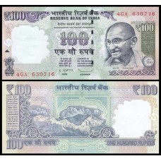 Índia P-105c Fe 100 Rupees 2012 Gandhi 