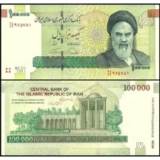 Iran Irã P-151e Fe 100.000 Rials 2019 Ruhollah Khomeini