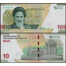 Iran Irã P-163a Fe 100.000 Rials 2021 Ruhollah Khomeini 