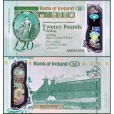 Ireland Northern Irlanda do Norte P-92a Fe 20 Pounds 2020 Bank Ireland