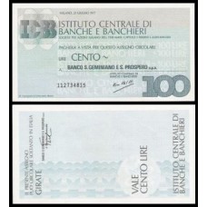 Italy Itália 100 Lire Fe Istituto Centrale di Banche e Banchier (57)